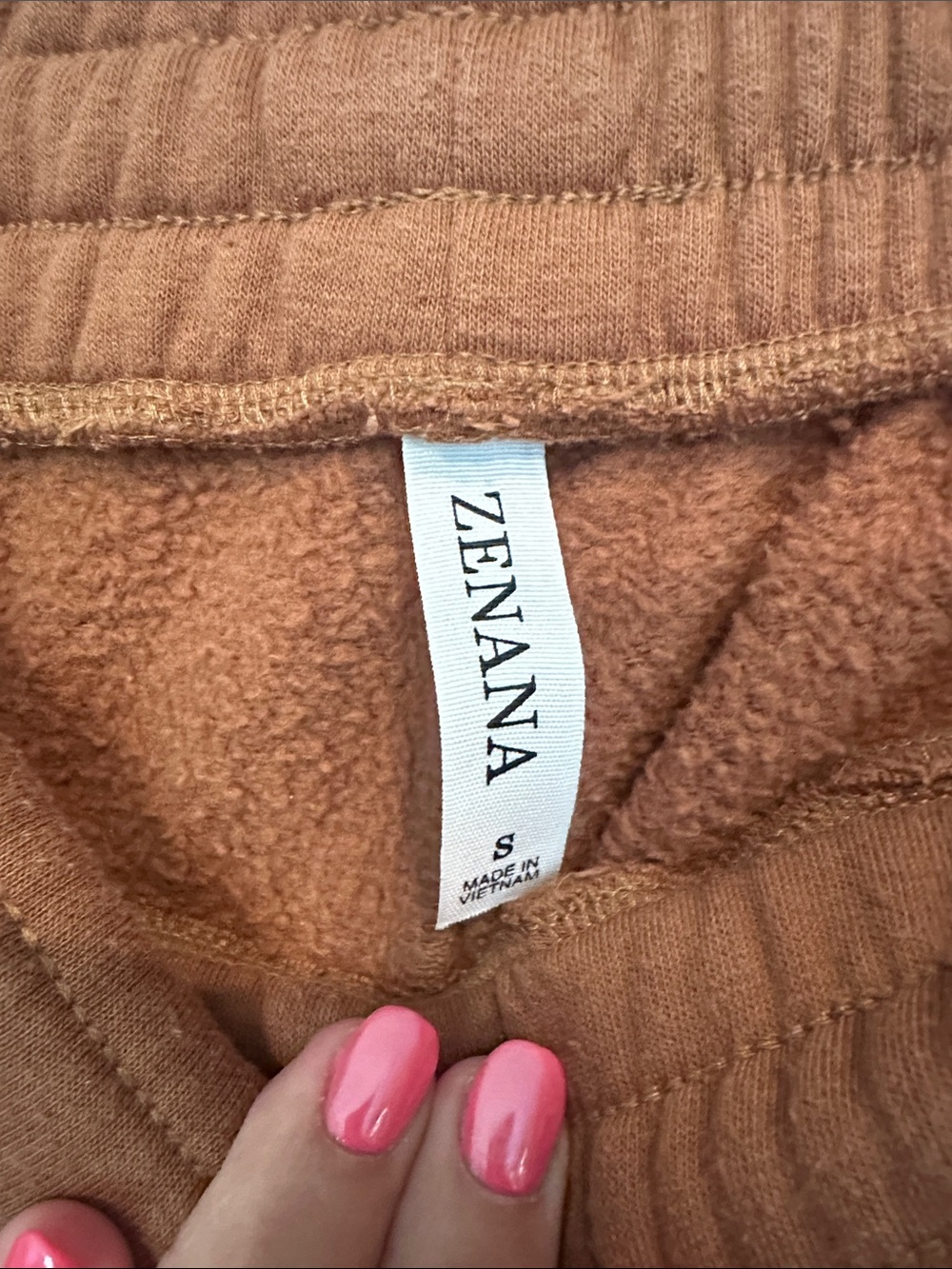 Zenana Outfitters Chestnut Brown Women's Jogger Sweatpants - Picture 2 of 6